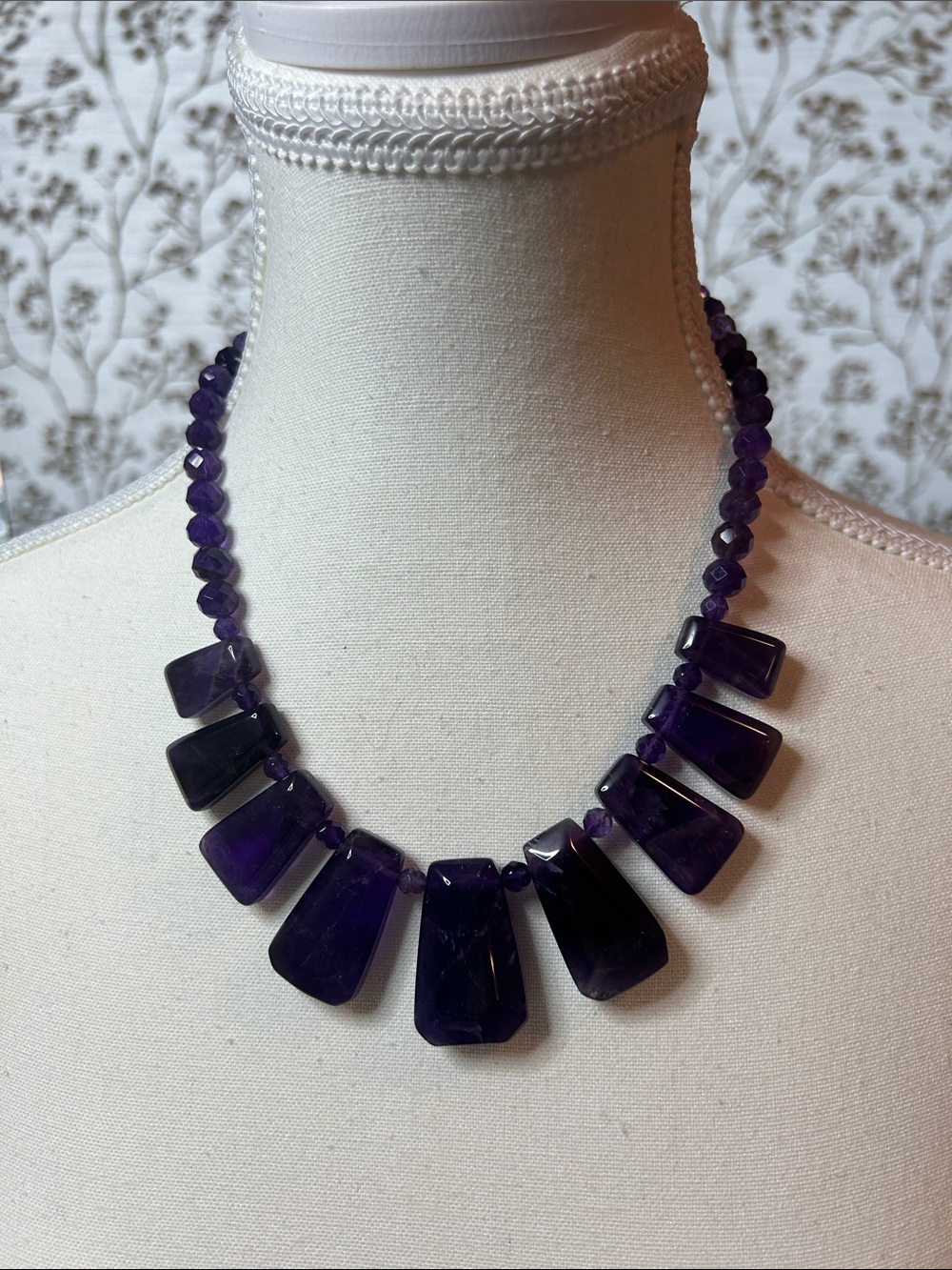 Jay King Amethyst Statement Necklace - NWOT